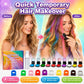 🌈 SISTA DAGEN – 50% RABATT! 🎨 Tillfälligt hårkritset med 12 färger – omedelbar hårfärgsförvandling på några minuter – perfekt för fester, festivaler och kreativ styling ✨💇‍♀️