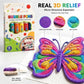 🎄 50% RABATT! 🔮 Magic Pen – rita 3D med ett drag! DIY Bubble Popcorn Drawing Pens – julklapp för kreativa barn 🎁