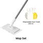 ⭐ 50% RABATT NU! 🔧 Extendable Telescopic Disposable Flat Clip Mop – 360° svängbart huvud, lätt & teleskopiskt skaft – perfekt för en snabb och hygienisk golvrengöring ✨