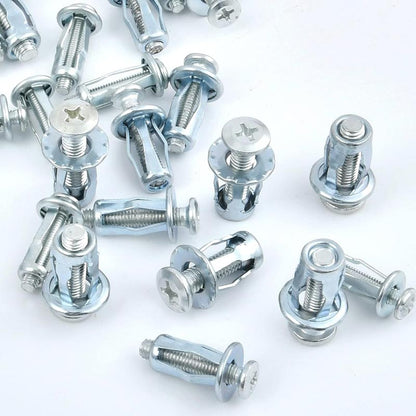 🔩 SOMMARERBJUDANDE – 50% RABATT! ❄️ Metallpluggar för gipsskivor – kraftiga expansionsankare för brädor, krokar, lampor och väggmontering – perfekt för säker och stabil installation 🛠️✨
