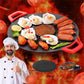 🍳 50% RABATT NU! Icke‑stickande elektrisk inomhusgrill – 40×25 cm, 5 temperaturlägen & enkel rengöring – perfekt för familjen, festen och vardagen 🔥🏠