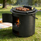 🍳🏕️ 50% RABATT NU! Bärbar multifunktionell spis – effektiv förbränning för matlagning & värme, slitstark metall – perfekt för camping, picknick och uteplats ✨