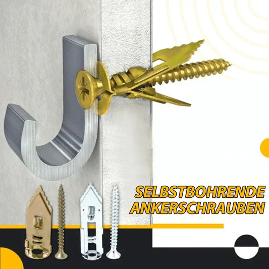 Drive-in expansionsskruvar, expansionsskruvar för hålplattor, ingen borrning krävs, enkel att installera