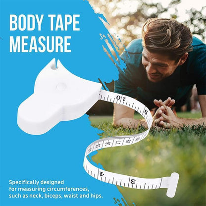 📏 50% RABATT NU! Självmåttband för kroppen – enkel enhandsmätning, snabblåsning & tydliga markeringar – perfekt för kroppsmått, skrädderi och viktmätning ✨