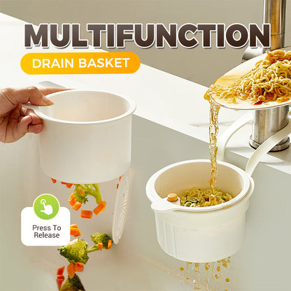 🧼 50% RABATT NU! 🎉 KÖP MER – SPARA MER! Must-Have Kitchen Helper – avloppskorg med press-och-klick, finmaskigt filter & handsfree – perfekt för alla kök ✨