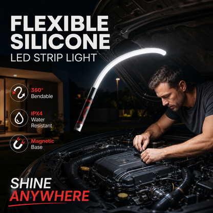 💡✨ 50% RABATT NU! Flexibel silikon LED-list – vattentät, dimbar & enkel att installera – perfekt för inom- och utomhusbruk 🌿