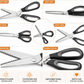 ✂️ 50% RABATT NU! Serrated Sewing Scissors – vassa tandade blad, ergonomisk design & mångsidig användning – perfekt för tyg, läder, papper och hantverk 🧵✨