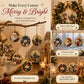 🎄 50% RABATT NU! 🎅 Christmas DIY Painting Hanging Ornaments Set – 5D-pärlmålning, glittrande pärlor & hållbar akryl – perfekt för en festlig och personlig jul ✨