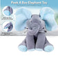 🐘🎶 50% RABATT NU! Peek‑A‑Boo Singing Elephant Plush Toy – interaktiv musikalisk elefant som sjunger, vickar på öronen och spelar tittut – perfekt för bebisar och småbarn 🎵✨