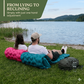 🛏️ 50% RABATT NU! ⛺ Lyxig Ultralätt Liggunderlag – inbyggd fotpump & 7,5 cm tjock – perfekt för camping, vandring och stranden 🌊✨