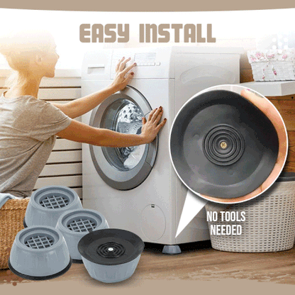 🔄 50 % RABATT NU! 🏠 Stöd för tvättmaskin utan vibrationer – skydda dina golv och din sinnesro – stabil, tyst & hållbar 🛡️✨
