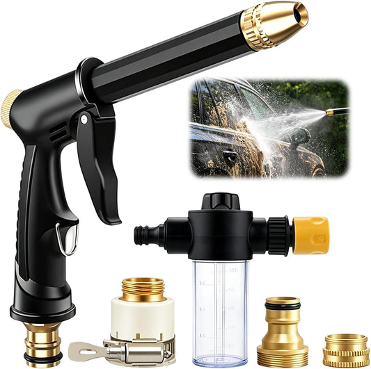 💦 TIDSBEGRÄNSAT ERBJUDANDE: 50 % RABATT! ✨ Högtrycksspolpistol – 2 lägen, ergonomisk, läckagesäker 🧼
