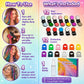 🌈 SISTA DAGEN – 50% RABATT! 🎨 Tillfälligt hårkritset med 12 färger – omedelbar hårfärgsförvandling på några minuter – perfekt för fester, festivaler och kreativ styling ✨💇‍♀️