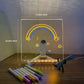 🎨 50% RABATT NU! Belyst LED‑ritplatta för barn – återanvändbar, USB‑driven & kreativ – perfekt för teckning, anteckningar och veckoplanering 🌈✨