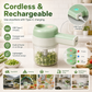 🥬 50% RABATT NU! 🥦 4-in-1 Handheld Electric Food Chopper – multifunktionell, tidsbesparande & lättanvänd – perfekt för hackning, malning och rengöring ⚡🍽️