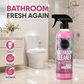 🚿🔥 50 % RABATT UNDER EN BEGRÄNSAD TID | Universell rengöringsspray för badrum ✨ Tar bort kalkavlagringar, vattenfläckar och tvålrester utan att repa ytan