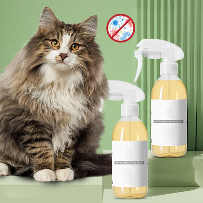 🐶💨 1+1 GRATIS! Antibakteriell spray för husdjur – eliminerar lukt & bakterier, tryggt för djuret