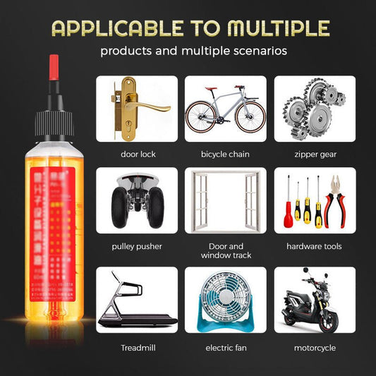 🧴 50% RABATT NU! Micromolecular mechanical lubricant – löser upp rost, smörjer & skyddar – perfekt för lås, cykelkedjor, maskiner och bilkomponenter ⚙️✨