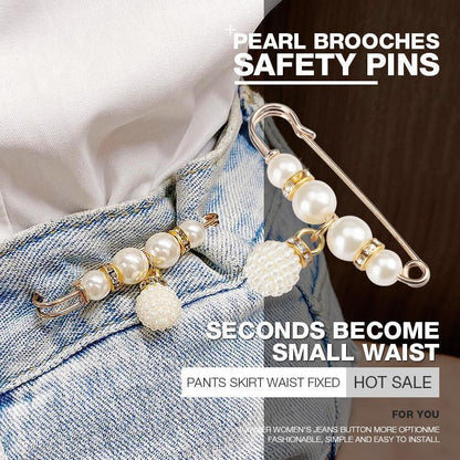 ✨ 50% RABATT NU!🎀 Pärlbrosch Korsett-Stil Dekorativ Pin – Elegant Accessor & Midjebälte – Chic Outfit Essential 💎