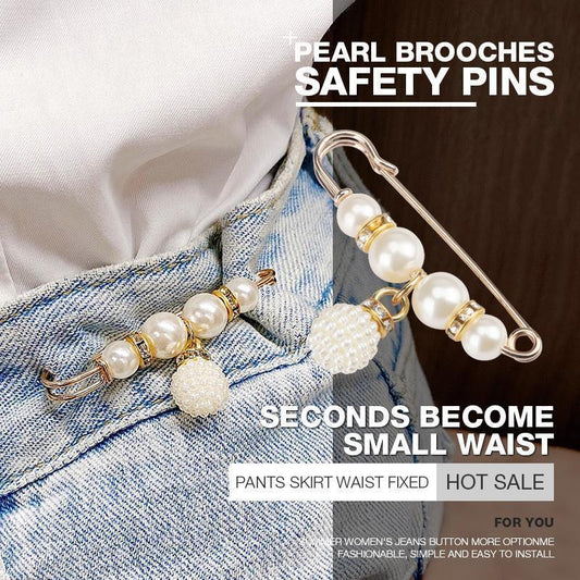 ✨ 50% RABATT NU!🎀 Pärlbrosch Korsett-Stil Dekorativ Pin – Elegant Accessor & Midjebälte – Chic Outfit Essential 💎