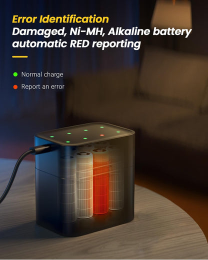 ✨HET FÖRSÄLJNING 55% RABATT🔋Li-jonbatteri med integrerad laddningsförvaringsbox💡Överladdningsskydd