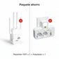🎁 Sista dagen med 50 % rabatt! 🔥 WiFi-repeater 2026, dual band 1200 Mbit/s (5 GHz/2,4 GHz), signalförstärkare, täckning på 930 m² och 50 enheter, med Ethernet-port.