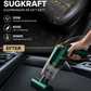 🚗 Trådlös bildammsugare – Sugkraft 10 000 Pa, lätt 400 g och batteri på 4 000 mAh – 30 minuters drifttid – Perfekt för bilen, hemmet och kontoret 💨✨