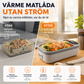 🍱 50% RABATT NU! 🔋 Elektrisk Matlåda med USB-laddning – Självuppvärmande & Lätt – Perfekt för Jobb, Skola & Resa ⚡