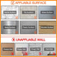 180 PCS Reusable Waterproof Double-sided Tape