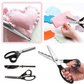 ✂️ 50% RABATT NU! Serrated Sewing Scissors – vassa tandade blad, ergonomisk design & mångsidig användning – perfekt för tyg, läder, papper och hantverk 🧵✨