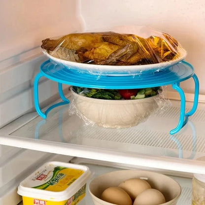 🍽️ 50% RABATT NU! ⏰ Hopfällbar mikrovågsugnsställ – skapar extra nivå, halkfri yta & greppvänliga handtag – perfekt för flexibel uppvärmning i köket 🥘✨