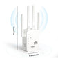 🎁 Sista dagen med 50 % rabatt! 🔥 WiFi-repeater 2026, dual band 1200 Mbit/s (5 GHz/2,4 GHz), signalförstärkare, täckning på 930 m² och 50 enheter, med Ethernet-port.