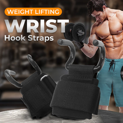 🏋️ 50% RABATT NU! Handledsstöd med gripkrok – avlastar greppet, ökar dragkraften & minskar trötthet – perfekt för marklyft, pull-ups och tunga lyft ✨