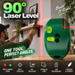 📐 50% RABATT NU! Infrarött laserpass med 90° rät vinkel – exakt horisontell & vertikal linje, tydlig stråle & kompakt design – perfekt för montering, målning och kakelsättning ✨