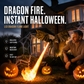 🔥 50% RABATT NU! Drakelåmsprydnad – handgjord bokhörna med flygande drake – perfekt för bokhyllan, arbetsrummet och som present till bokälskare 🐉✨