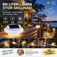 🌞🎁 KÖP 2 FÅ 1 GRATIS! 🔥 Vattentät solcellslampa med 3 LED – laddas av solen, lyser hela natten – perfekt för trädgård, altan och entré ✨