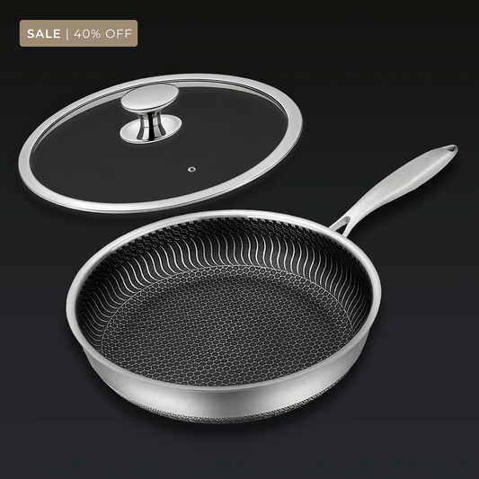 🔥Stor rea - 50% rabatt!!! 🍳Premium non-stick panna med lock