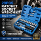 🔧 50% RABATT NU! 29‑delars spärrhylsnyckelsats – kromvanadinstål, 11 hylsor & 10 bits – perfekt för bilreparationer, hemmafix och DIY‑projekt 🛠️✨