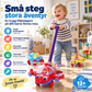 ✈️ 50% RABATT NU! 👶 Handdrivet flygplansleksak för spädbarn som lär sig gå – stabil, tippskyddad & ljudlös – perfekt för första stegen 💙