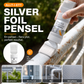 🎨 50% RABATT – NYHET! Vattenbaserad metallic silverfärg med inbyggd pensel – snabbtorkande, lättanvänd & slitstark – perfekt för reparationer, dekoration & hushållsprojekt 🖌️✨