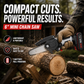 🔧 50% RABATT NU! 6‑tums sladdlös minimotorsåg med 2 batterier – kraftfull, lätt & ergonomisk – perfekt för ved, beskärning och trädgårdsarbete 🌲⚡