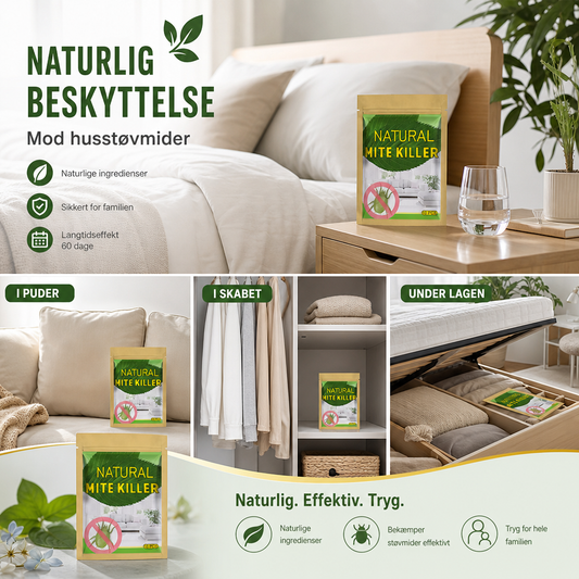 🌿 50% RABATT NU! Naturlig kvalsterkontroll Sachet – växtbaserat, långvarigt skydd & säkert för barn och husdjur – perfekt för garderober, sängkläder och soffor 🛏️✨