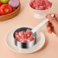 🍔 50% RABATT NU! Pressverktyg för köttfärslimpa – 304 rostfritt stål, non-stick & enkel användning – perfekt för hemlagade hamburgare och biffar 🥩✨
