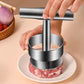 🍔 50% RABATT NU! Pressverktyg för köttfärslimpa – 304 rostfritt stål, non-stick & enkel användning – perfekt för hemlagade hamburgare och biffar 🥩✨