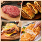 🍔 50% RABATT NU! Pressverktyg för köttfärslimpa – 304 rostfritt stål, non-stick & enkel användning – perfekt för hemlagade hamburgare och biffar 🥩✨
