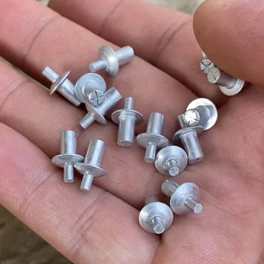 🔥 50 PCS drivnitar och försänkta nitar