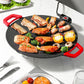 🍳 50% RABATT NU! Icke‑stickande elektrisk inomhusgrill – 40×25 cm, 5 temperaturlägen & enkel rengöring – perfekt för familjen, festen och vardagen 🔥🏠