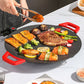 🍳 50% RABATT NU! Icke‑stickande elektrisk inomhusgrill – 40×25 cm, 5 temperaturlägen & enkel rengöring – perfekt för familjen, festen och vardagen 🔥🏠