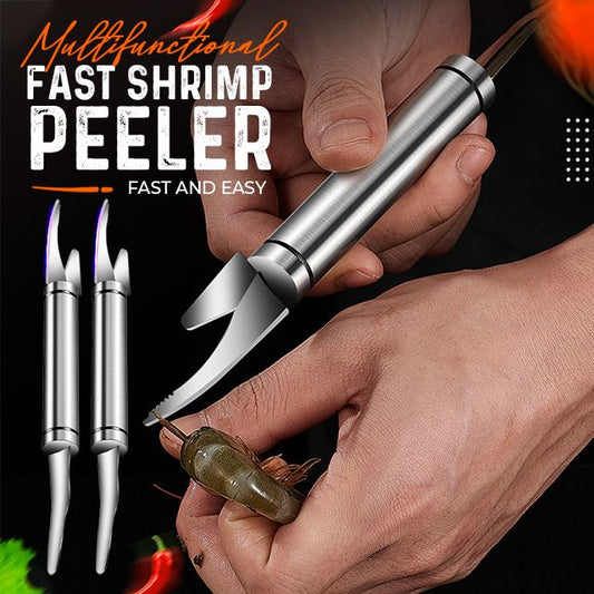 🍤 KÖP 1, FÅ 1 GRATIS ! 🔪 Multifunktionell Räkskalare – Lättanvänd, Effektiv & Tål Diskmaskin ✨