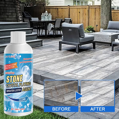 🧼 KÖP 2 FÅ 3! ✨💎 Stone Crystal Coating för Stenytor – Få Långvarigt Skydd och Spegelblank Glans! 💎